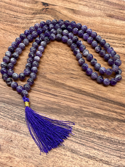 Amethyst Meditation Mala Prayer Beads