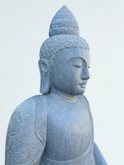 Large Handcarved Medicine Buddha Sculpture 60"