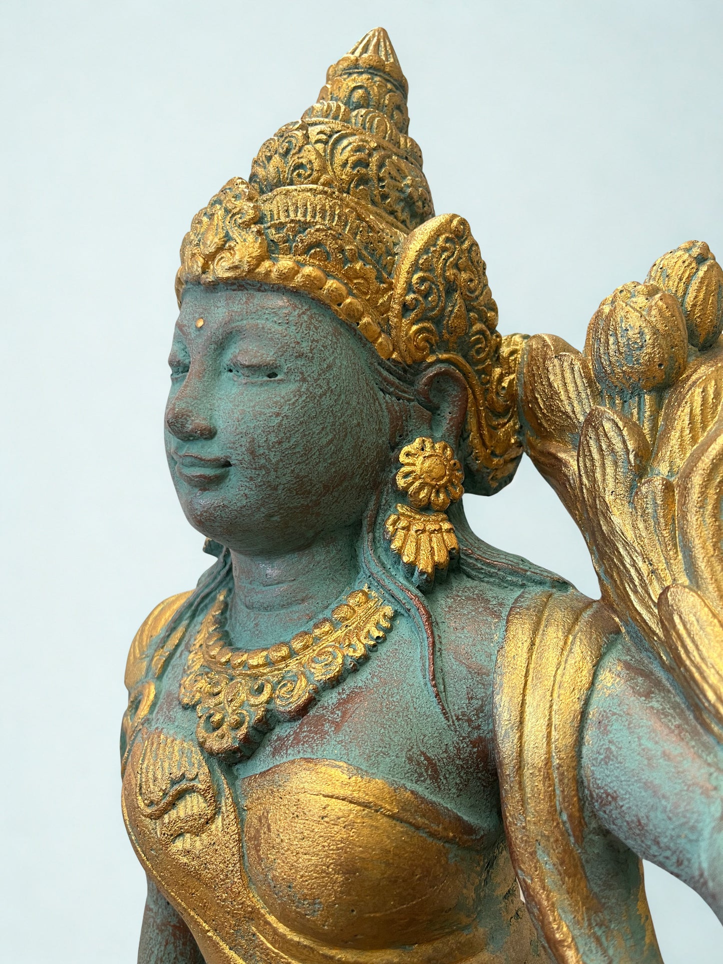 Devi Tara Compassion Goddess Statue 17"
