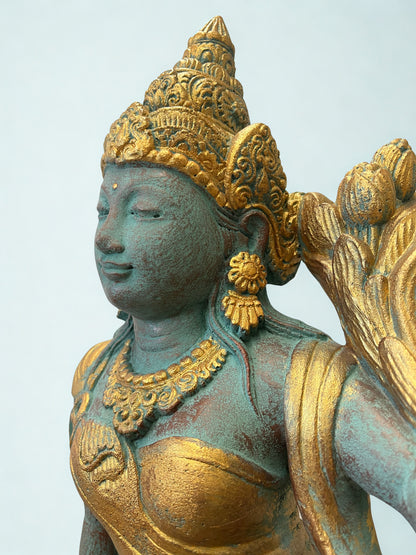 Devi Tara Compassion Goddess Statue 17"