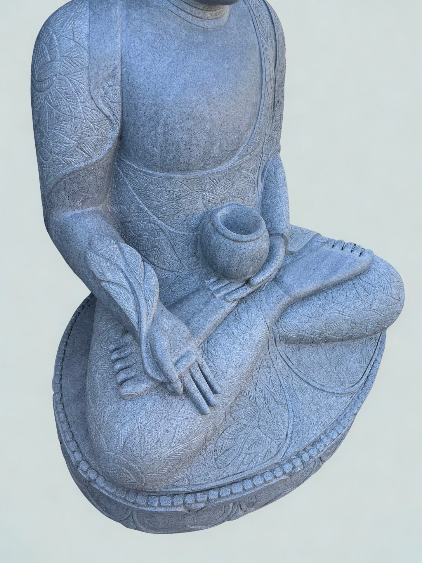 Large Handcarved Medicine Buddha Sculpture 60"