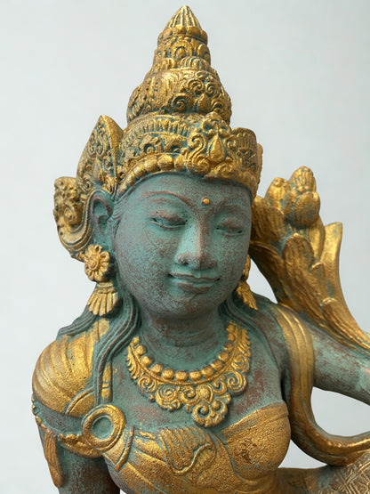 Devi Tara Compassion Goddess Statue 17"