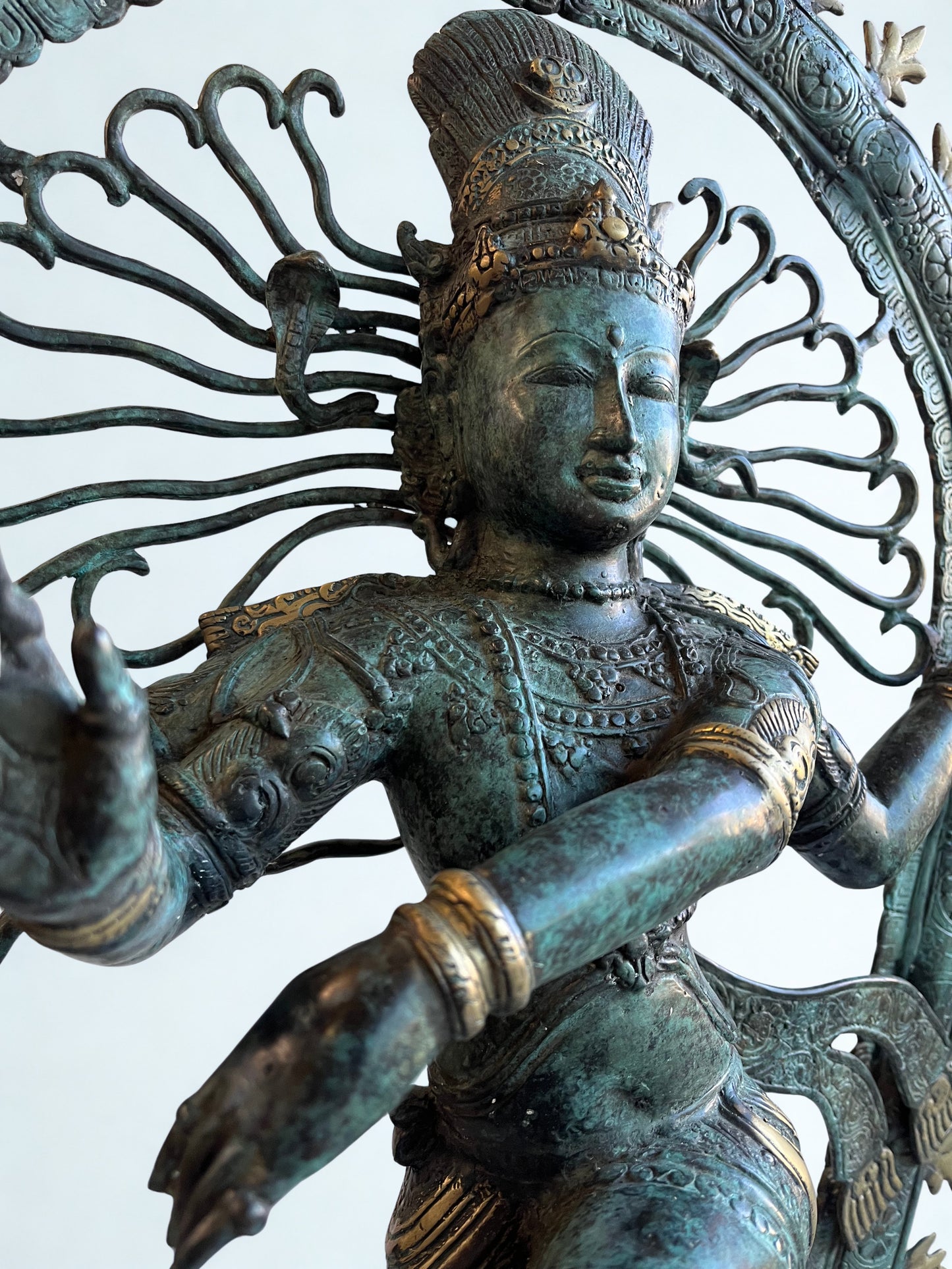 Brass Dancing Shiva Nataraja Statue 36"