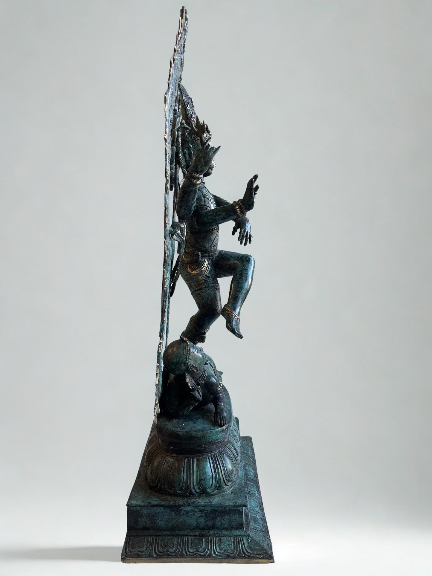 Brass Dancing Shiva Nataraja Statue 36"