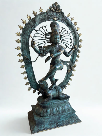 Brass Dancing Shiva Nataraja Statue 36"