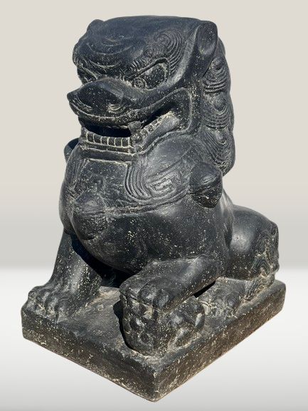 Guardian Lion Foo Dog Statue Pair 24"