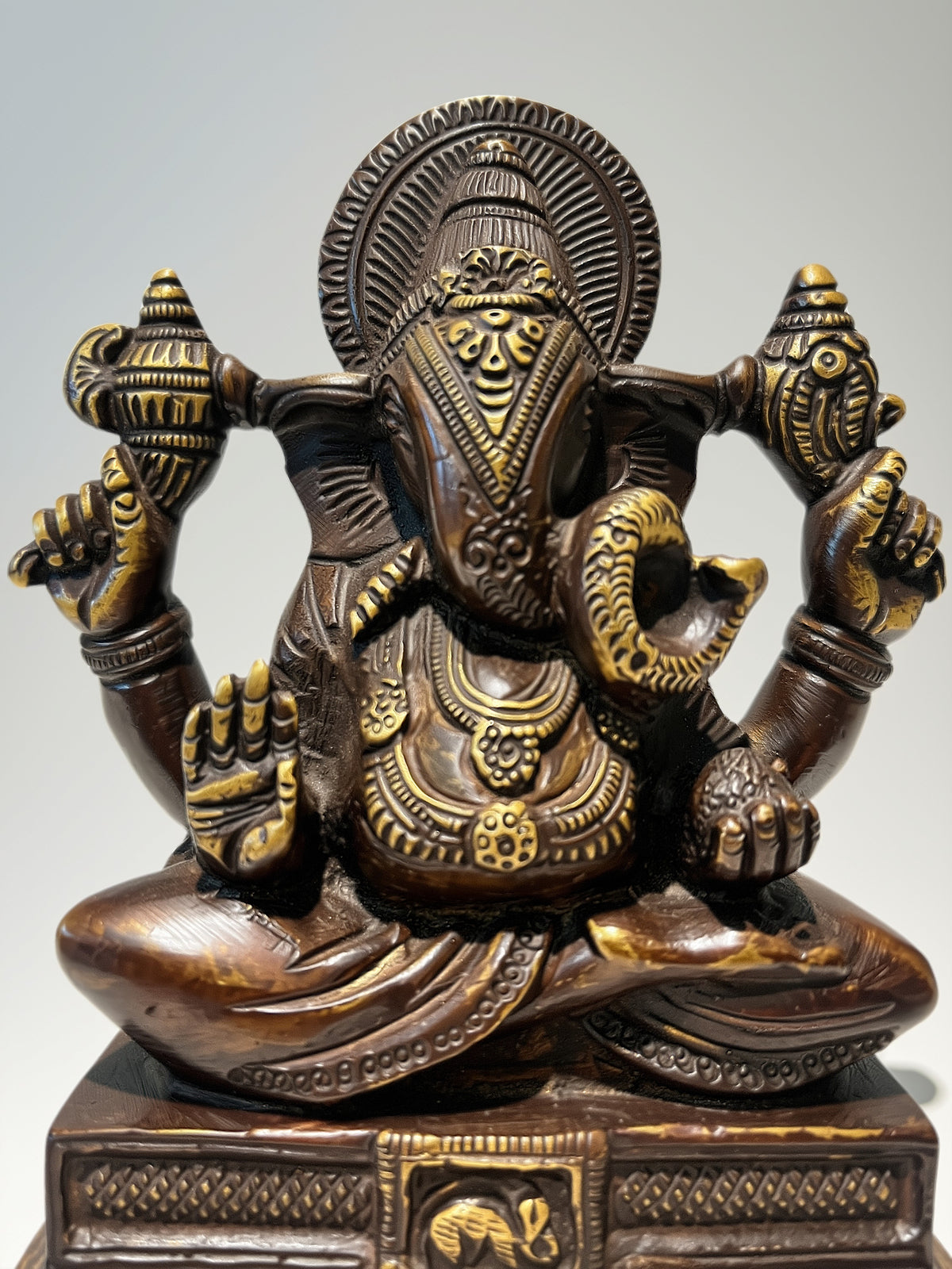 Brass South Indian Style Ganesh statue