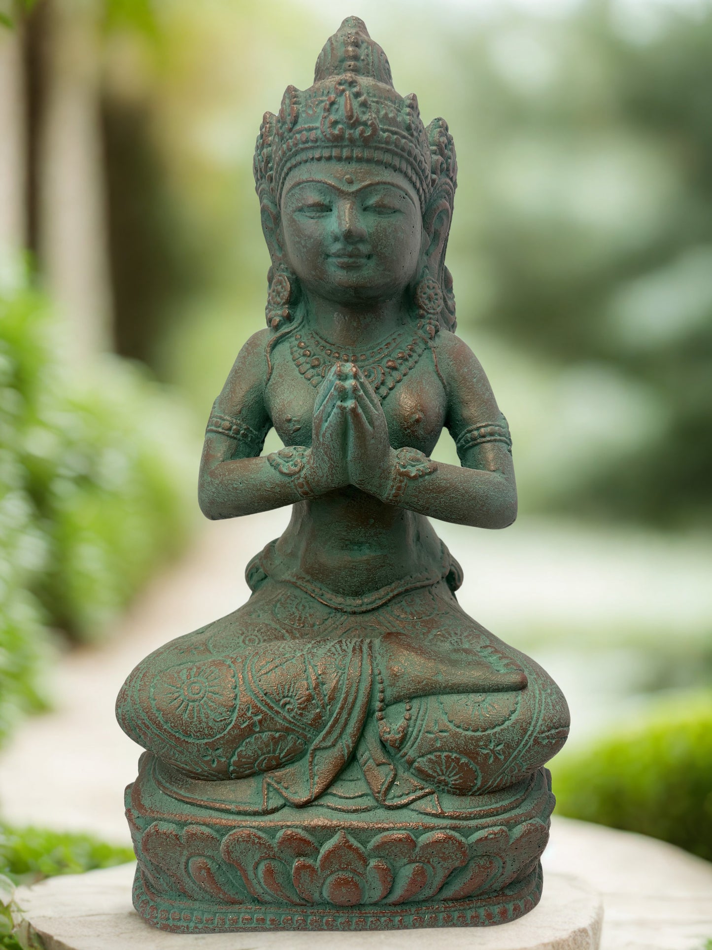 Namaste Devi Goddess Statue 12"