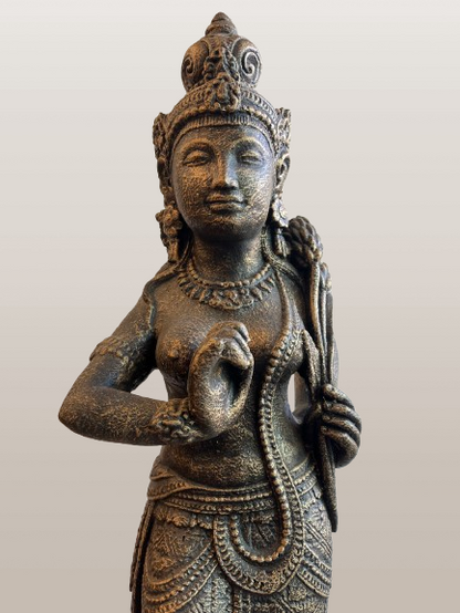 Standing Devi Sri Plant Fertility Goddess Statue 26"