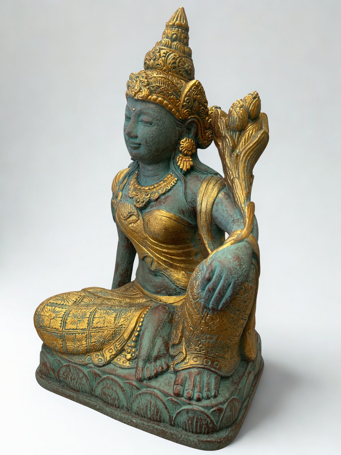 Devi Tara Compassion Goddess Statue 17"
