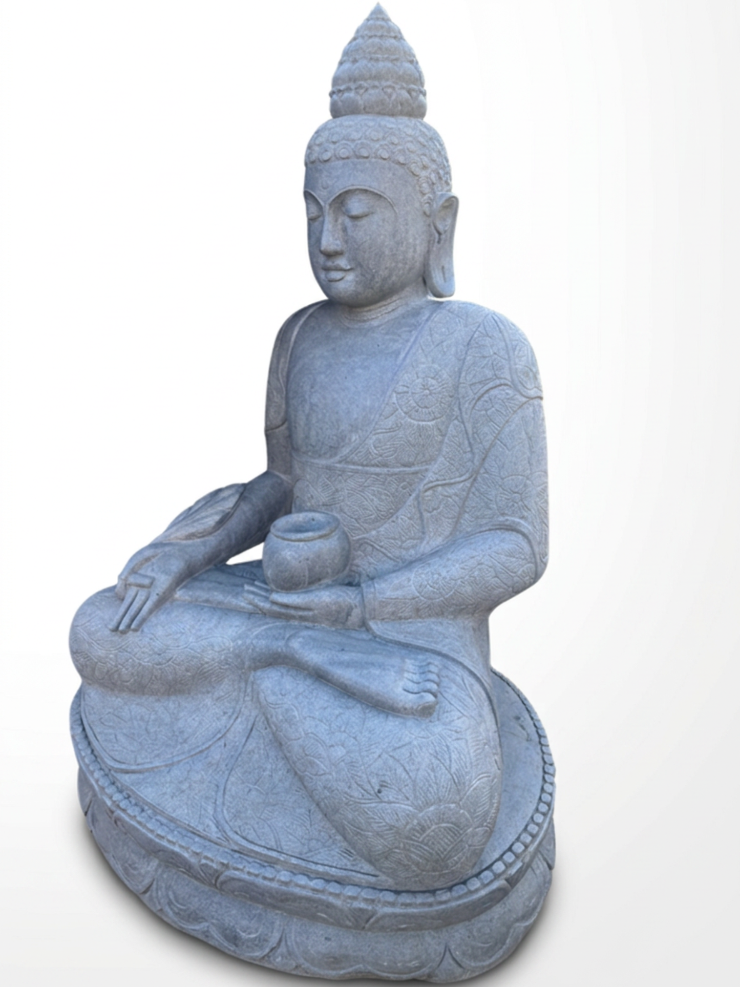 Large Handcarved Medicine Buddha Sculpture 60"