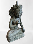 Stone Prosperity Goddess Devi Statue  17"