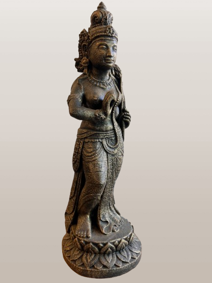 Standing Devi Sri Plant Fertility Goddess Statue 26"