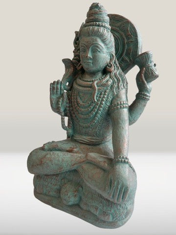 Seated Abhaya Shiva with Trident 20"