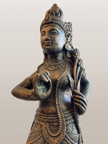 Standing Devi Sri Plant Fertility Goddess Statue 26"