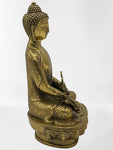 Brass Medicine Buddha Statue 8"