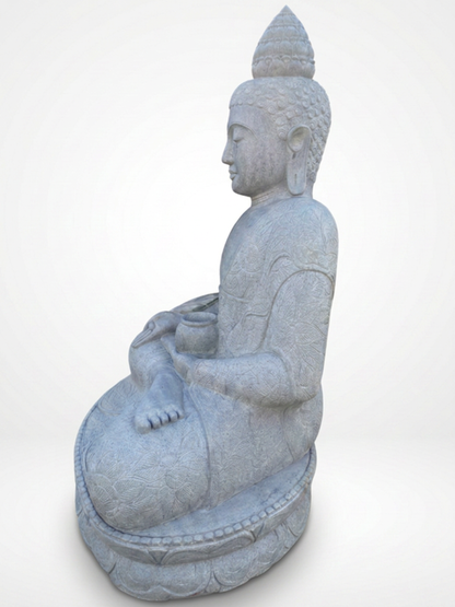 Large Handcarved Medicine Buddha Sculpture 60"