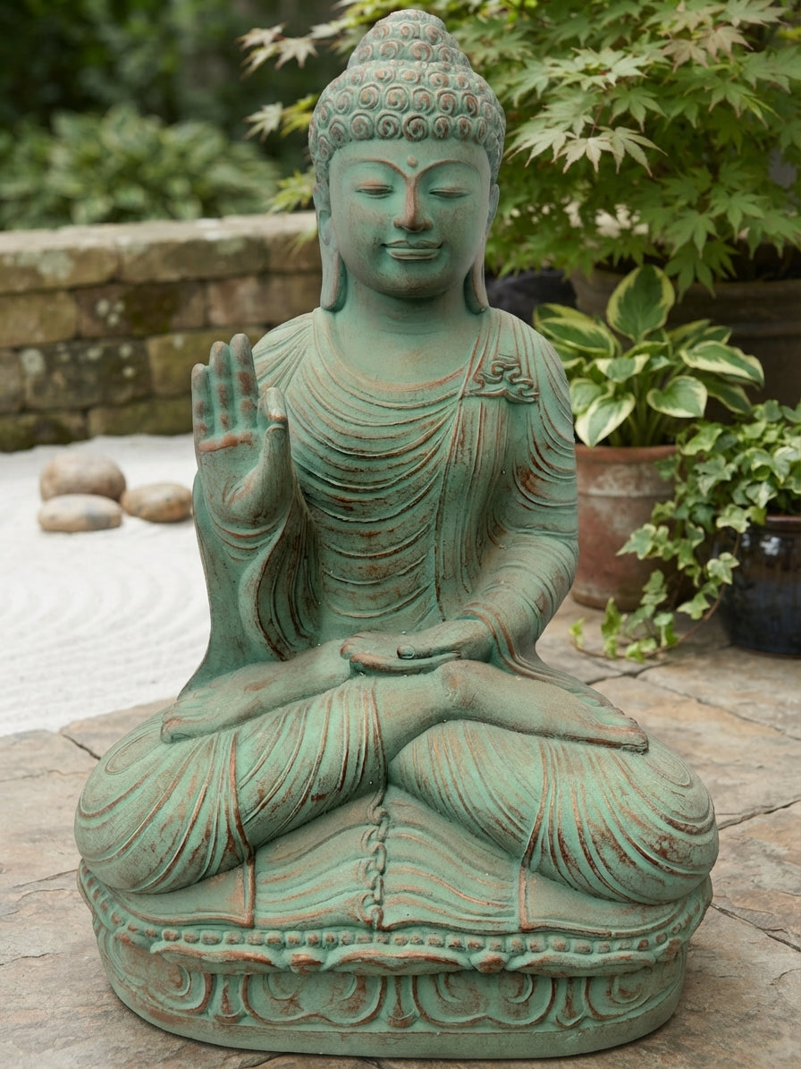 Sitting Vitarka Buddha Statue 18"