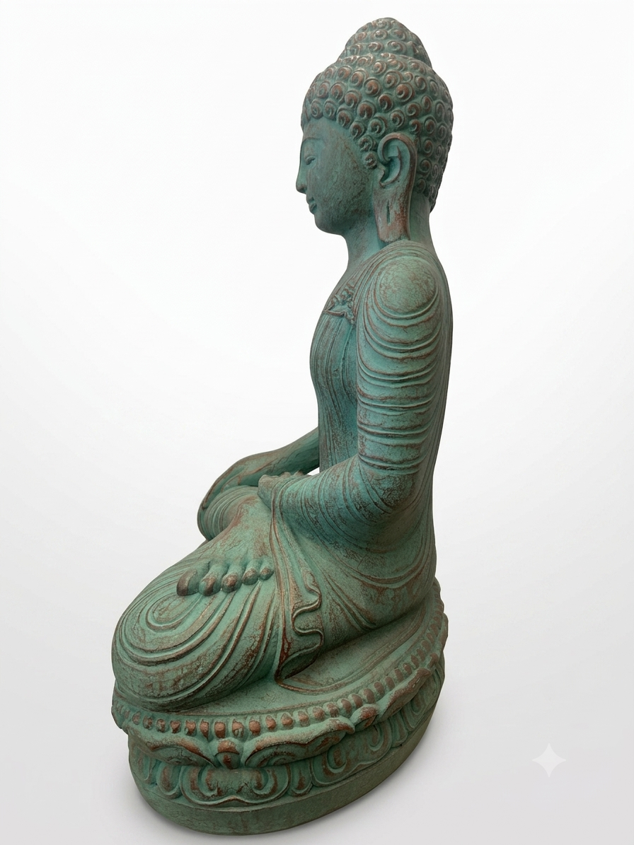 Earth Witness Buddha Statue 18"