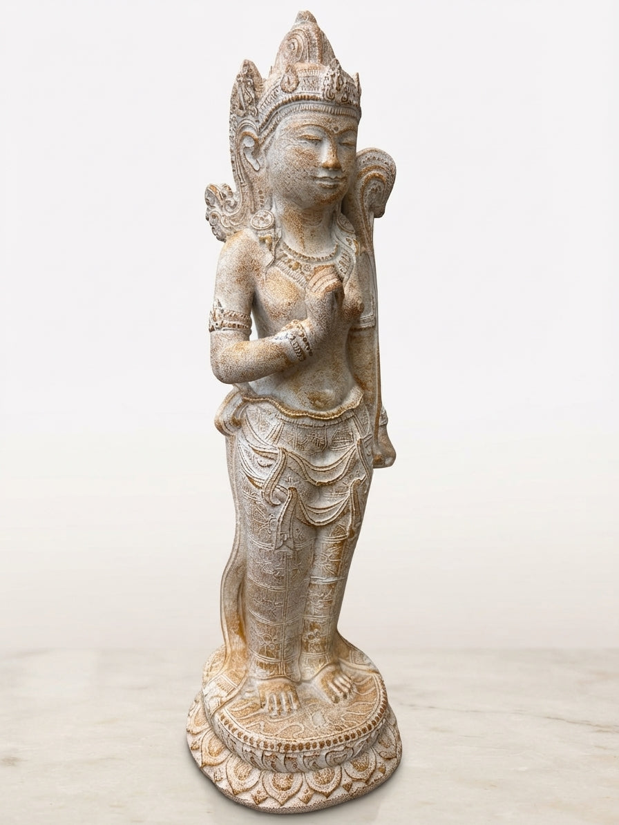 Standing Dewi Sri Balinese Goddess 25"