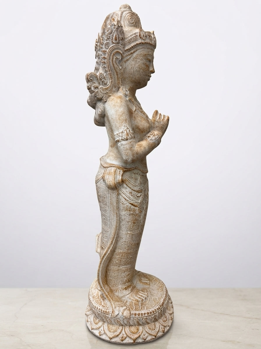 Standing Dewi Sri Balinese Goddess 25"