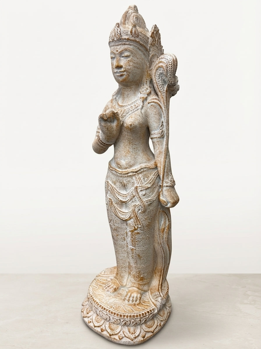 Standing Dewi Sri Balinese Goddess 25"