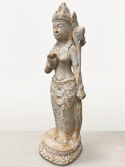 Standing Dewi Sri Balinese Goddess 25"