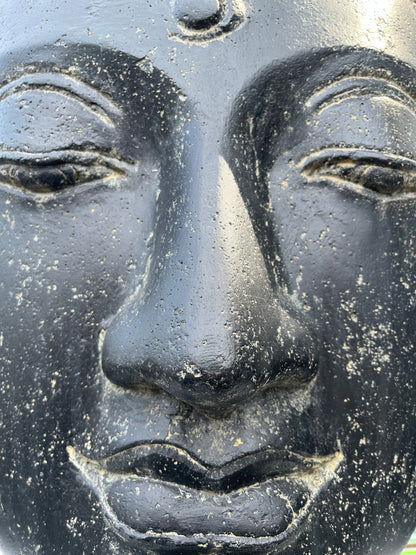 Buddha Head Garden Sculpture 31"