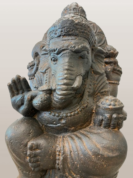 Abhaya Ganesha Garden Statue 20"