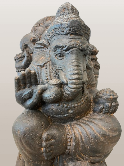 Abhaya Ganesha Garden Statue 20"