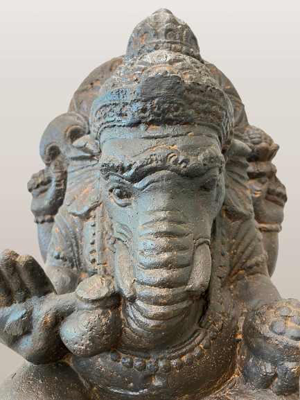 Abhaya Ganesha Garden Statue 20"