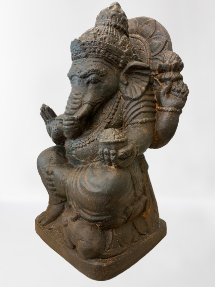 Abhaya Ganesha Garden Statue 20"