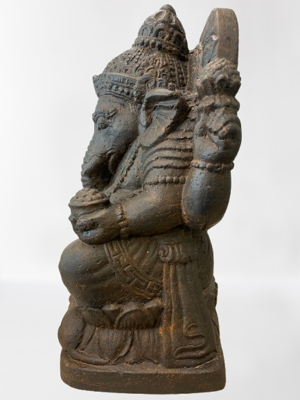 Abhaya Ganesha Garden Statue 20"