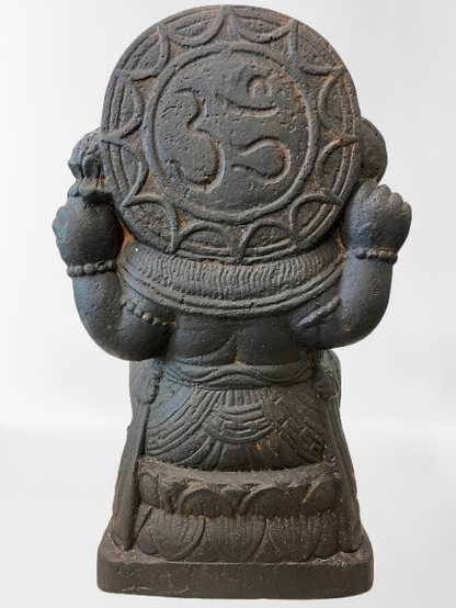 Abhaya Ganesha Garden Statue 20"