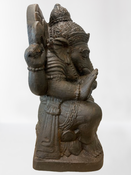 Abhaya Ganesha Garden Statue 20"