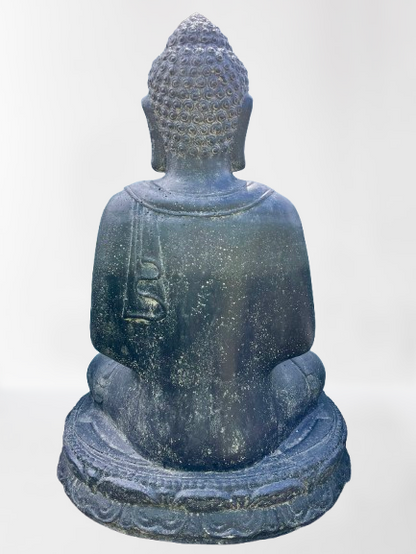 Seated Namaste Buddha Garden Statue 31"