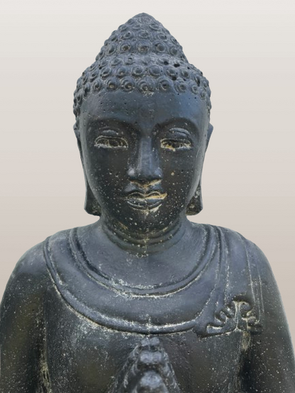 Seated Namaste Buddha Garden Statue 31"