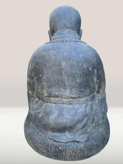 Sitting Shaolin Monk Garden Statue 31"