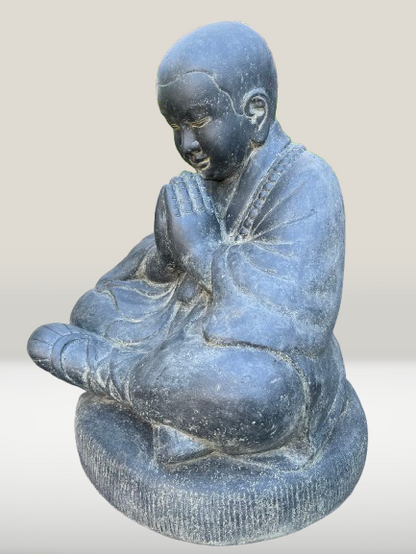 Sitting Shaolin Monk Garden Statue 31"
