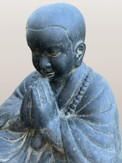 Sitting Shaolin Monk Garden Statue 31"