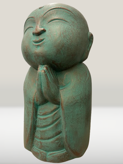 Zen Namaste Jizo Statue 20"