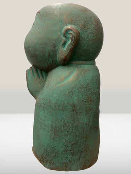 Zen Namaste Jizo Statue 20"