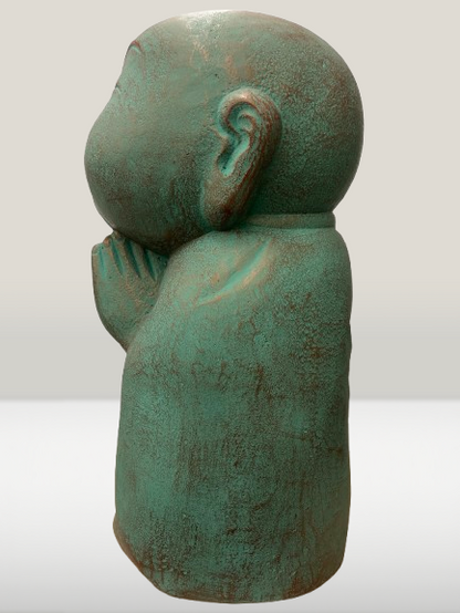 Zen Namaste Jizo Statue 20"