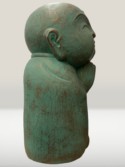 Zen Namaste Jizo Statue 20"