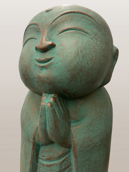 Zen Namaste Jizo Statue 20"