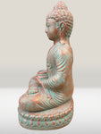 Meditating Buddha Statue with Offering Bowl 13"