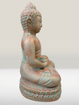 Meditating Buddha Statue with Offering Bowl 13"