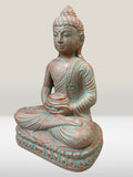 Meditating Buddha Statue with Offering Bowl 13"