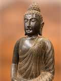 Stone Dhyana Meditation Buddha Sculpture 31"