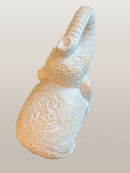 Elephant Statue with Trunk Up for Luck 14"